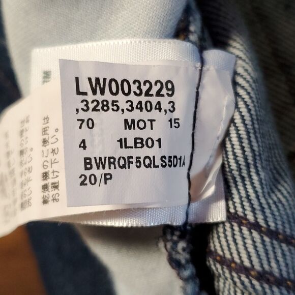 L.L. Bean Original Fit Straight Leg High Rise Jeans Dark Wash Women's Size 20P - Picture 8 of 13